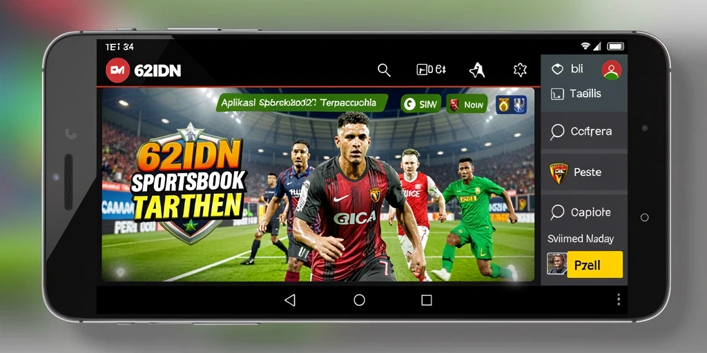 Tampilan antarmuka yang menarik dan gameplay sportsbook yang seru.