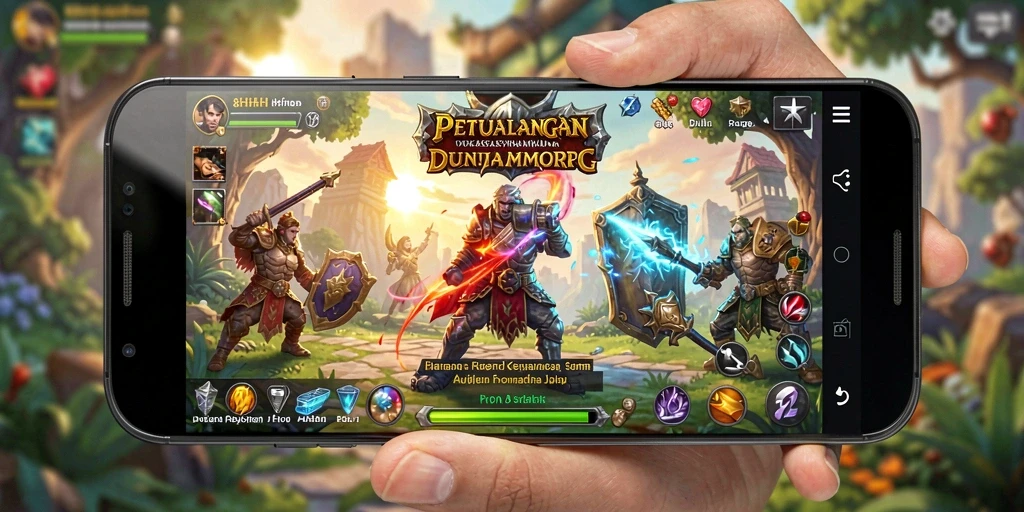 Gameplay menarik dari 8HHH dalam dunia MMORPG.