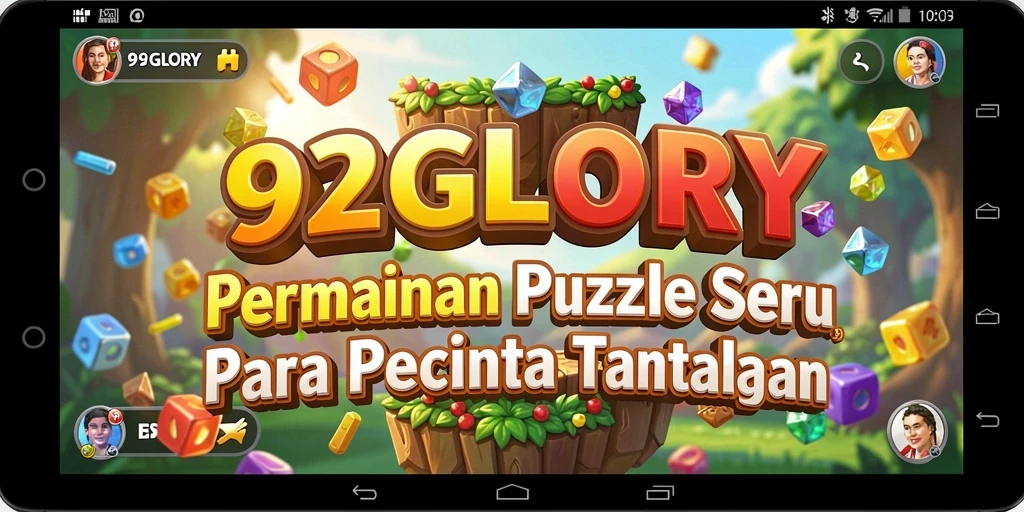 Gameplay seru 92GLORY dengan berbagai teka-teki yang menantang.
