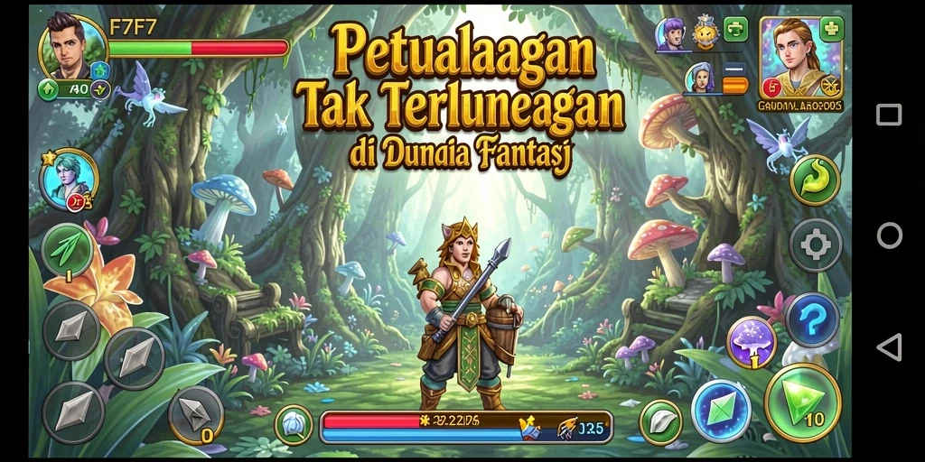 Tampilan gameplay <strong>F7F7</strong> yang penuh aksi dan petualangan.