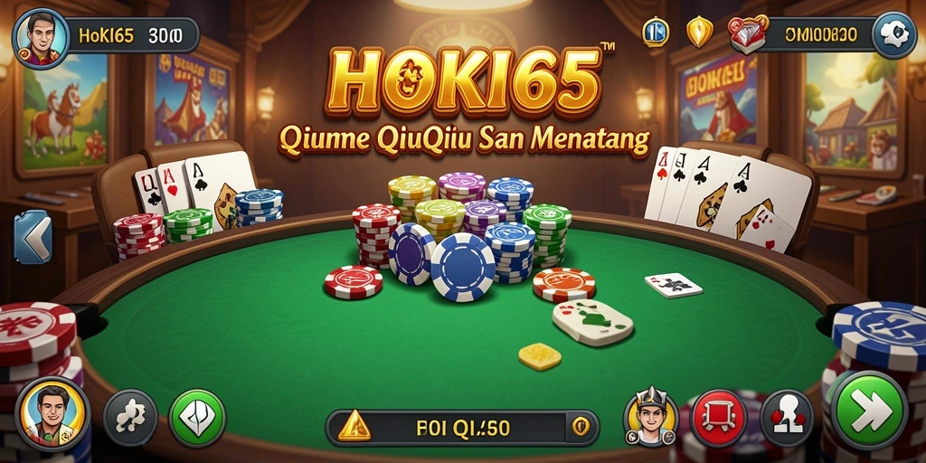 Screenshot gameplay QiuQiu HOKI65 yang seru.