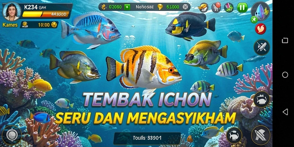 Tampilkan momen seru saat menangkap ikan di K234.