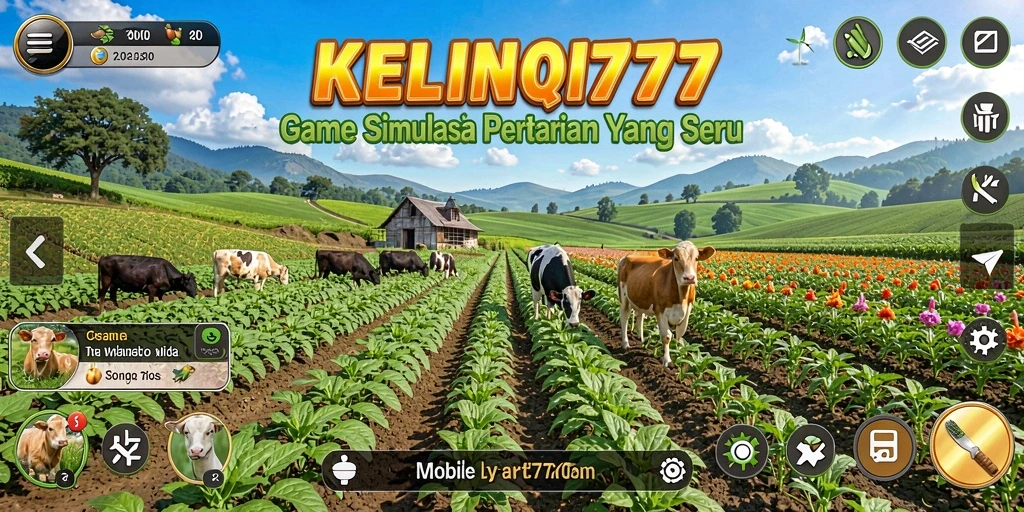 Screenshot utama menunjukkan petualangan seru dalam KELINCI777.