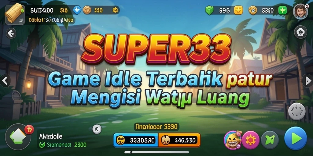 Tampilan gameplay SUPER33 yang menarik dan menawan.