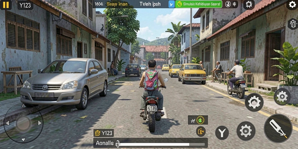 Tampilan gameplay <strong>YY123</strong> yang menarik dan penuh warna.